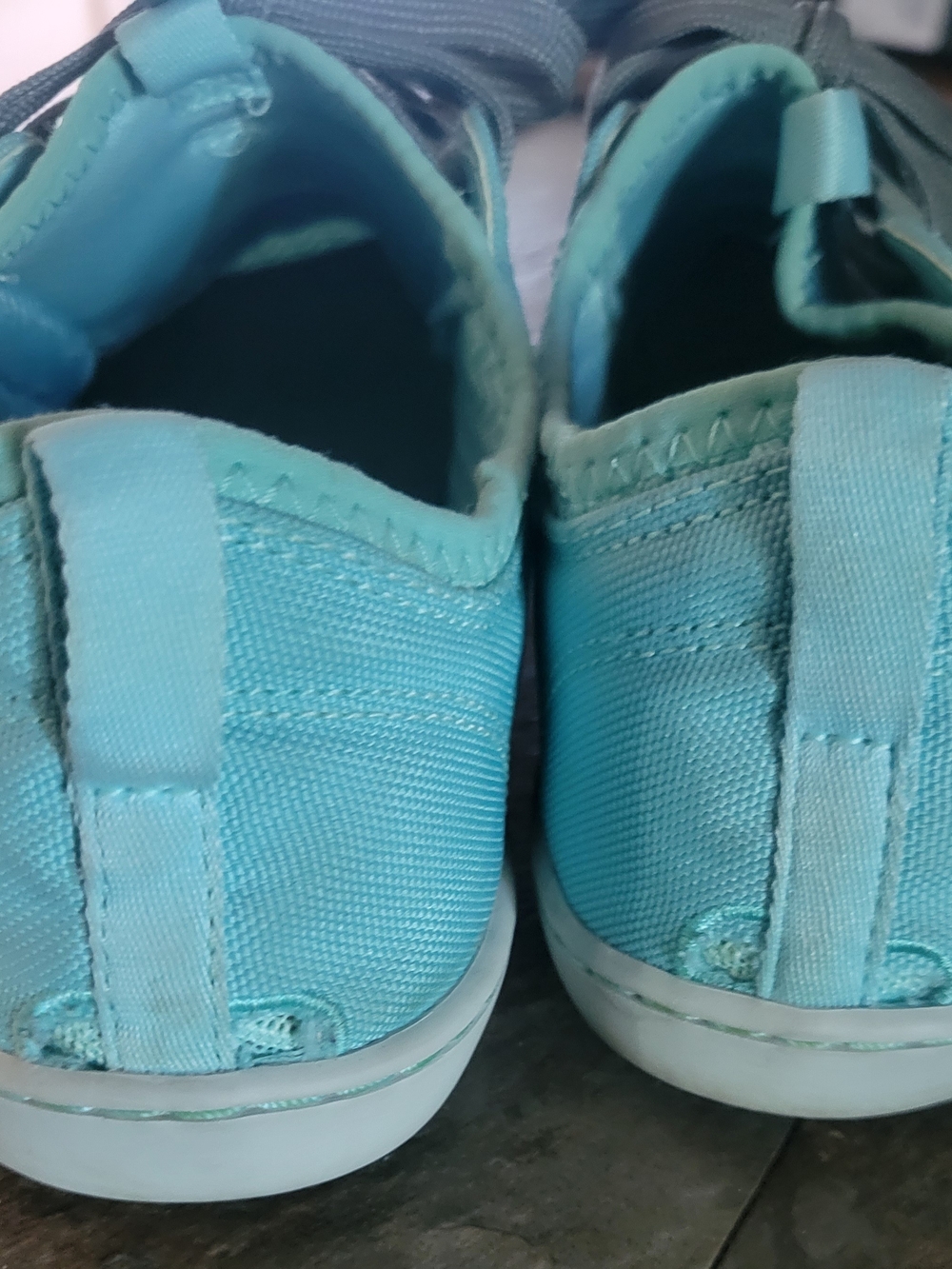 Astral Loyak Women's Teal Lace-Up Casual Sneakers with Gray Laces - Picture 10 of 11